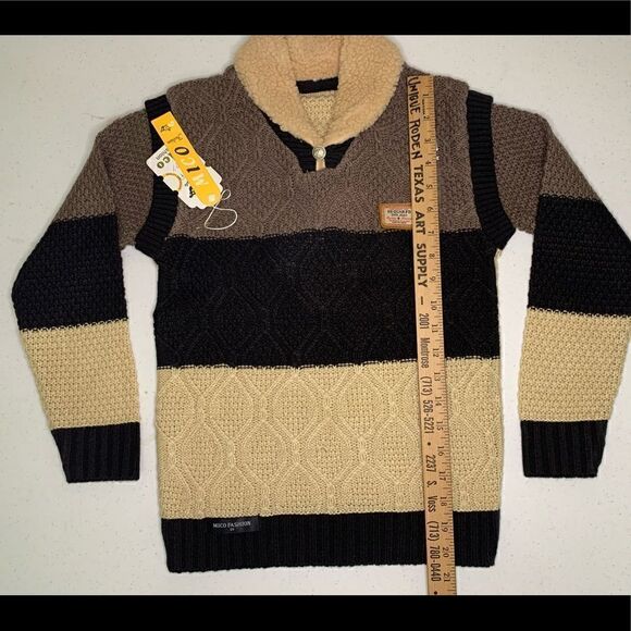 Brown Mico Fashion Sweater  - Picture 7 of 8